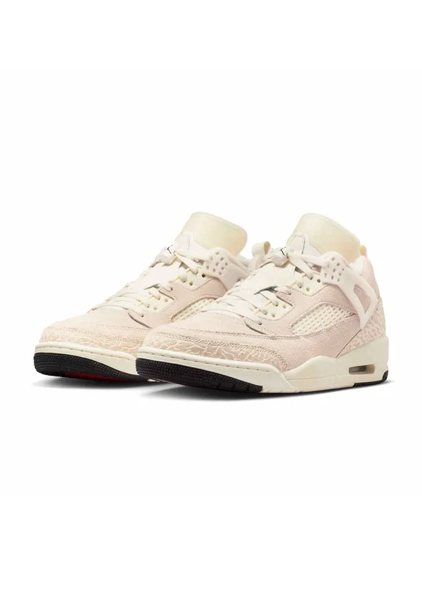 Низкие высокие кроссовки spizike Jordan, Sail/Black/Univ Red/Lt Khaki — фото 2