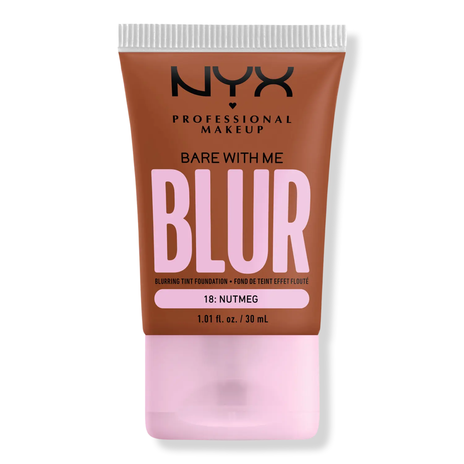 

Тональная основа Bare With Me Blur Tint Soft Matte Foundation NYX Professional Makeup, 18: Nutmeg (deep with a neutral undertone)