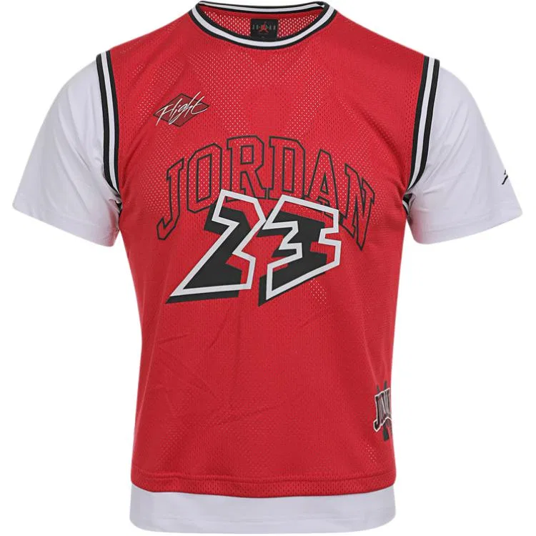 Детская футболка с круглым вырезом Jordan, Red