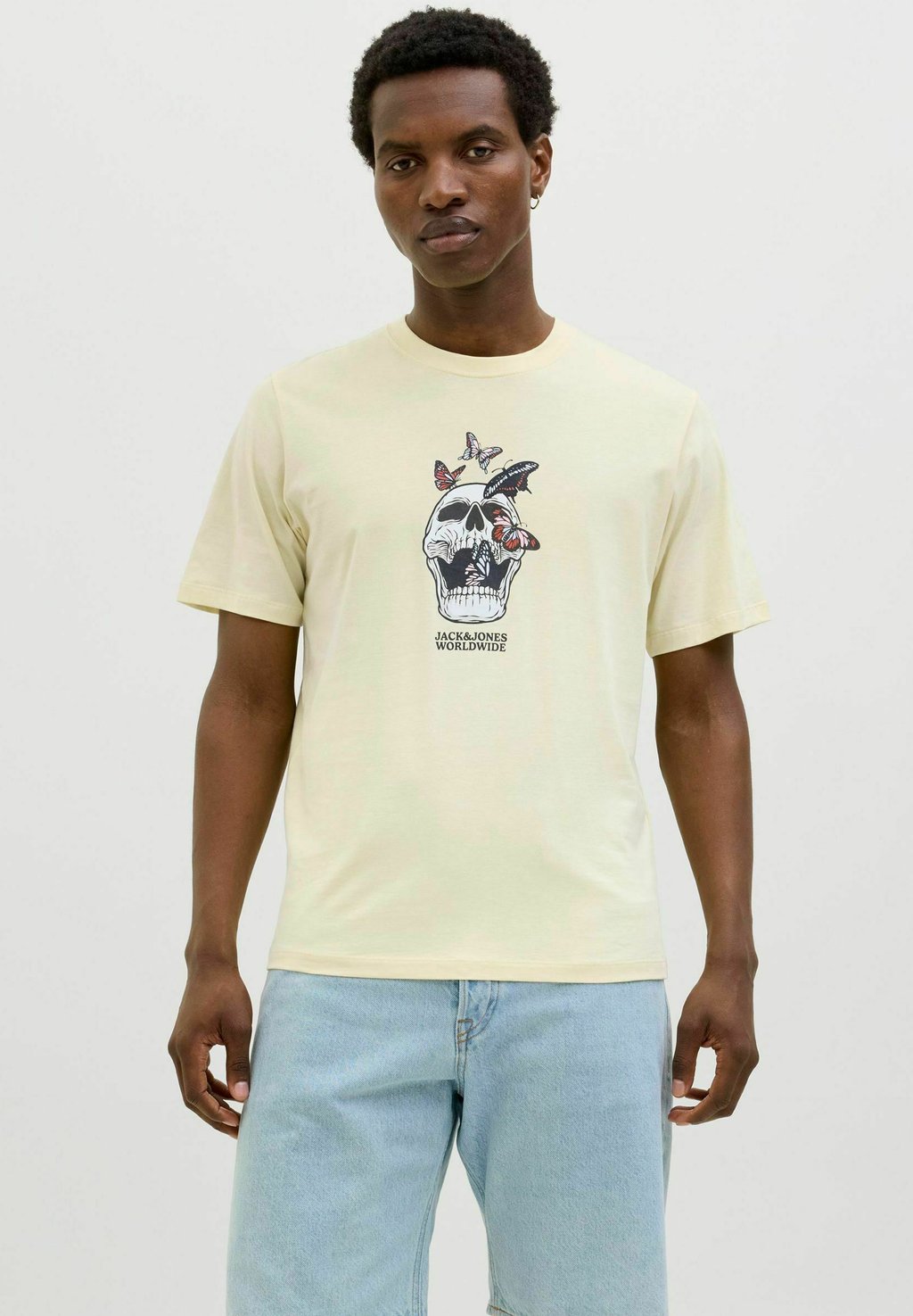 

Футболка с принтом Jack & Jones, бежевый