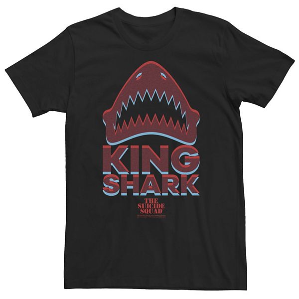 

Футболка Big & Tall DC Comics The Suicide Squad King Shark Sharktooth Logo Licensed Character