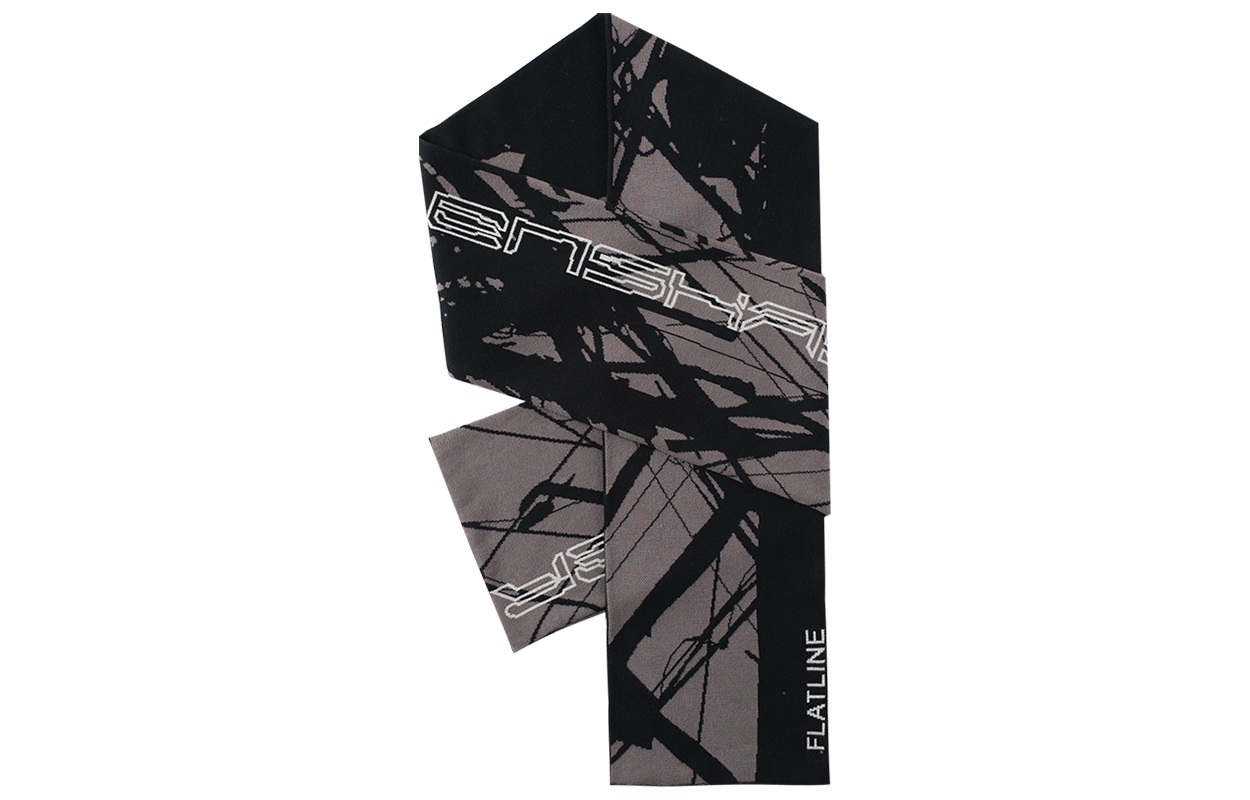 

ENSHADOWER Вязаный шарф унисекс черный серый, Black Gray (2 Pack)