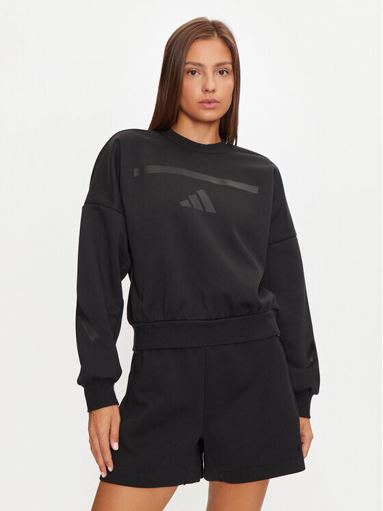 

Толстовка свободного кроя Adidas, черный