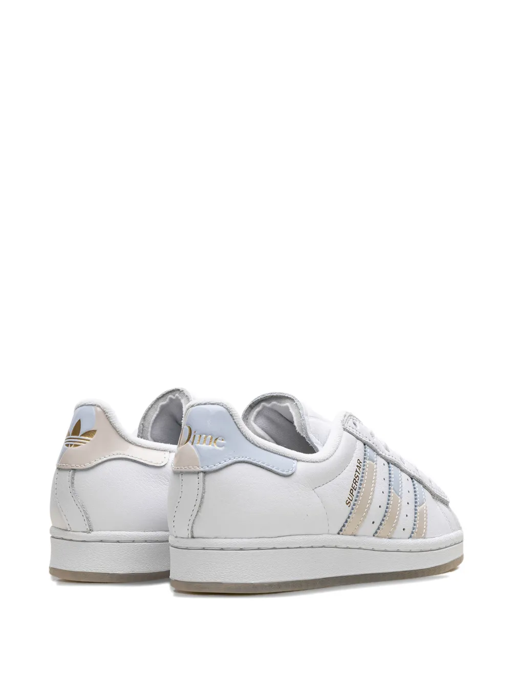 Кроссовки Superstar ADV Dime - Cloud White adidas, белый — фото 3
