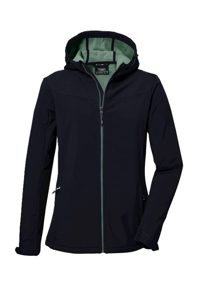 

Куртка Softshell с воротником-стойкой и капюшоном Killtec, синий