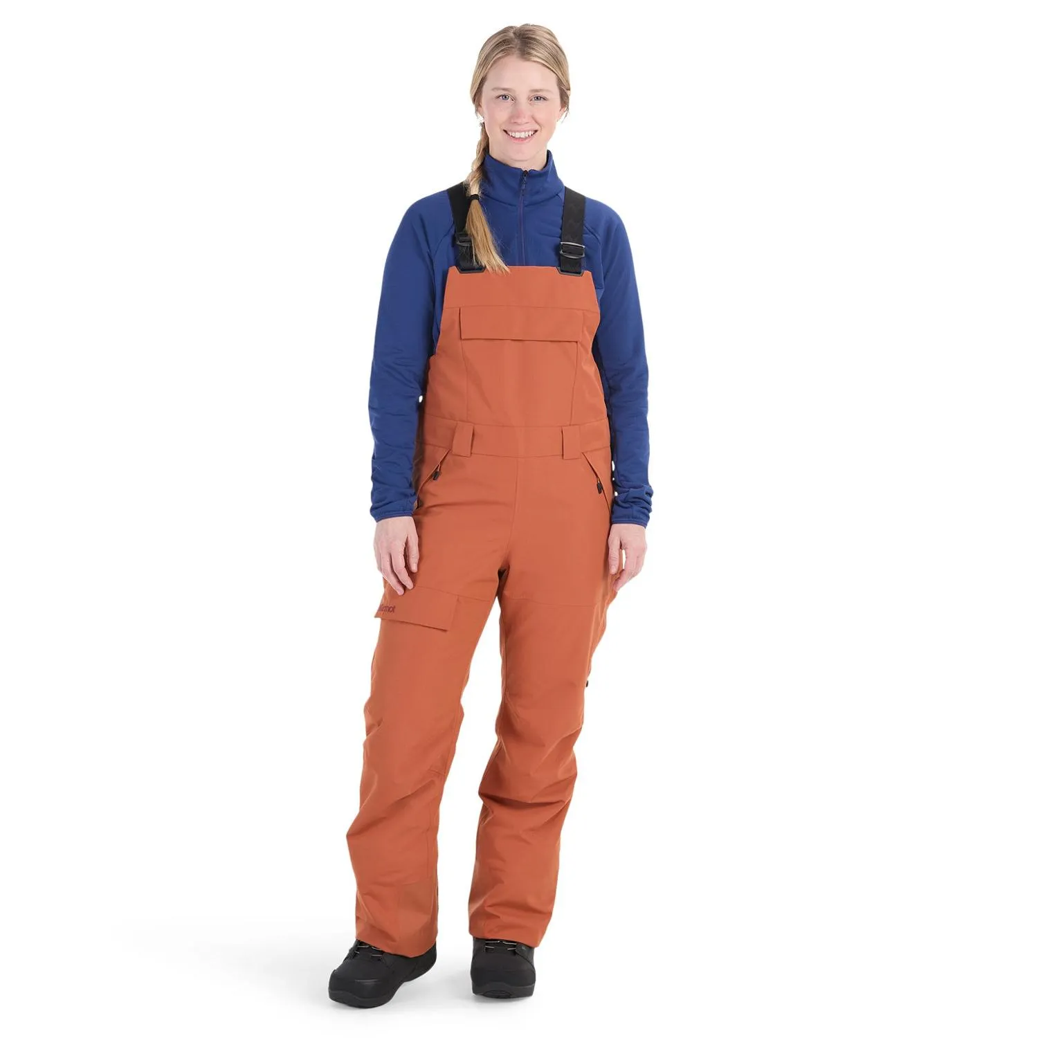 

Снеговые брюки Glades Bib - женские Marmot, Auburn