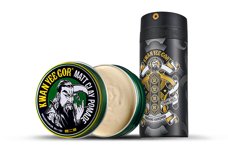 

Матовый грязево-цитрусовый ароматизированный воск для укладки мужских волос, освежающий, стойкий KWAN YEE GOR