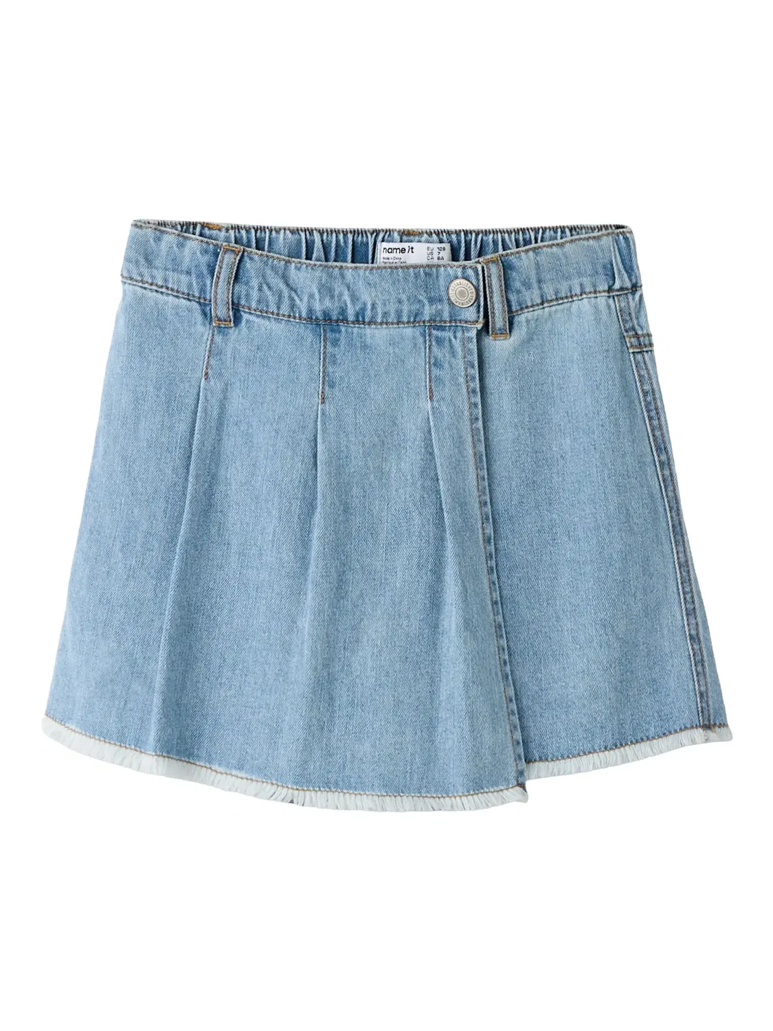Шорты-юбка джинсовые light blue denim, Name it