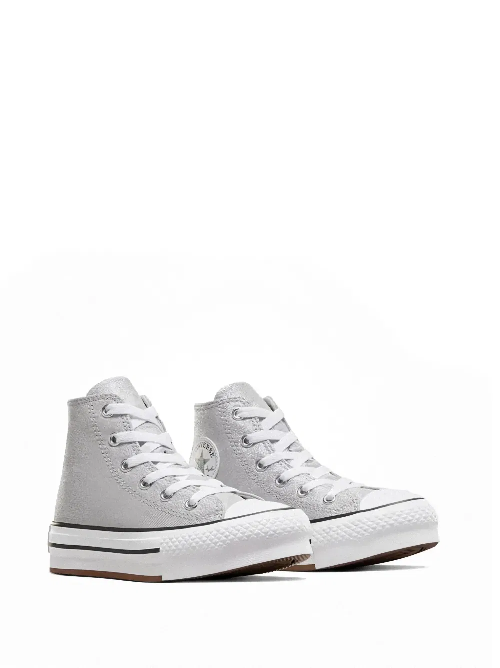 Кроссовки Chuck Taylor All Star Eva Lift Platform Prism Glitter Converse Kids, серый