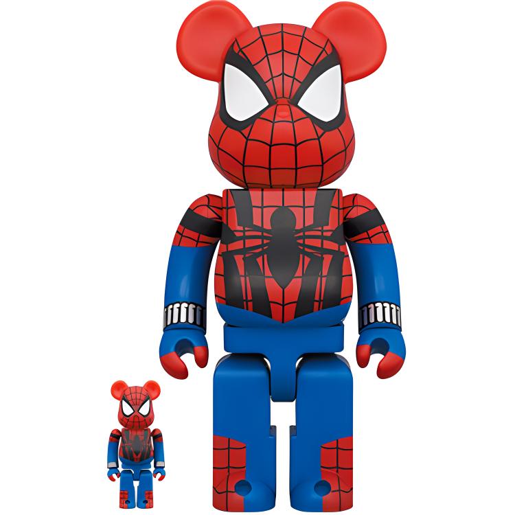 

Человек-паук Бен Рейли 100% и 400% Be@Rbrick, 100％+400％