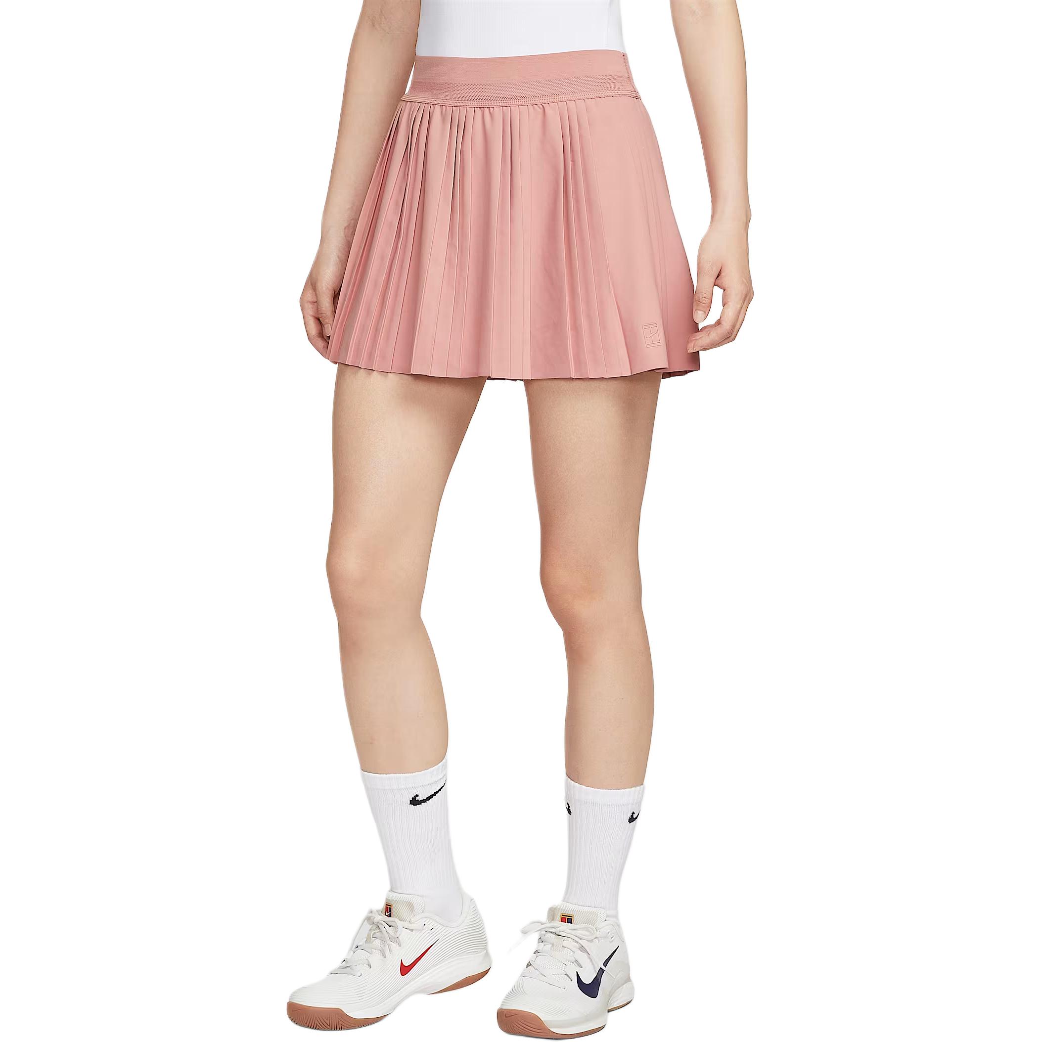 Женская теннисная юбка с плиссировкой Dri FIT Nike, красный — фото 4