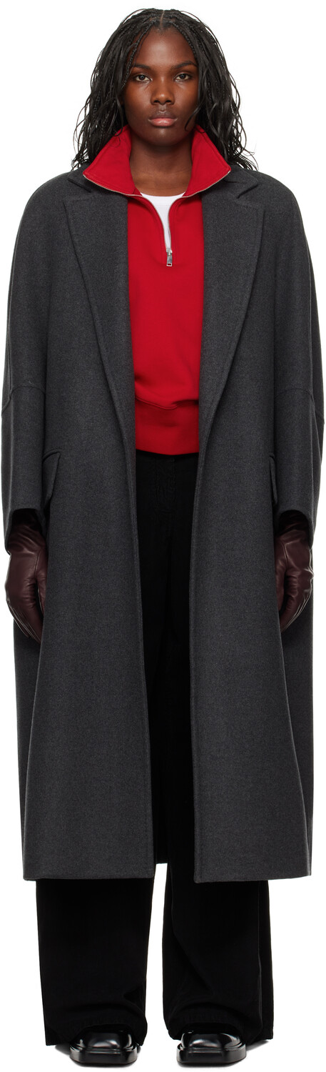 

Серое пальто Asburgo Max Mara