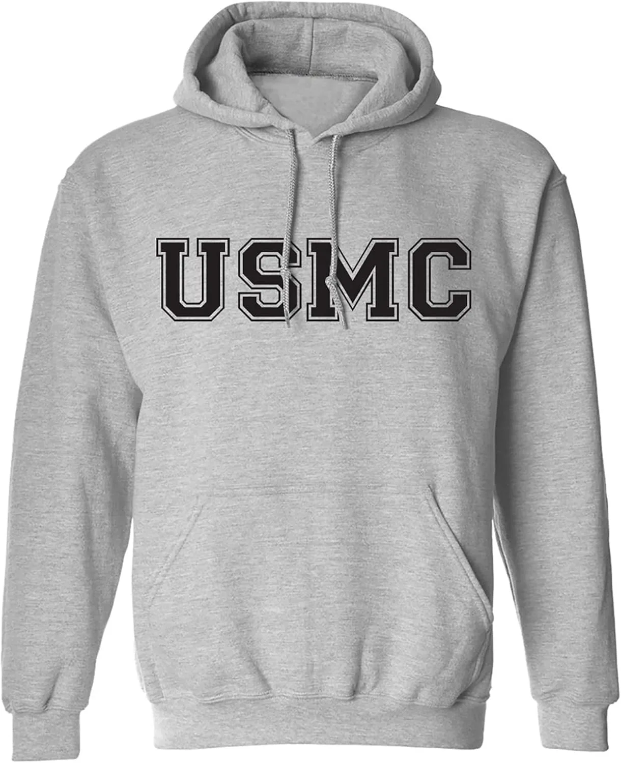 

Толстовка с капюшоном Zerogravitee USMC Athletic в сером цвете