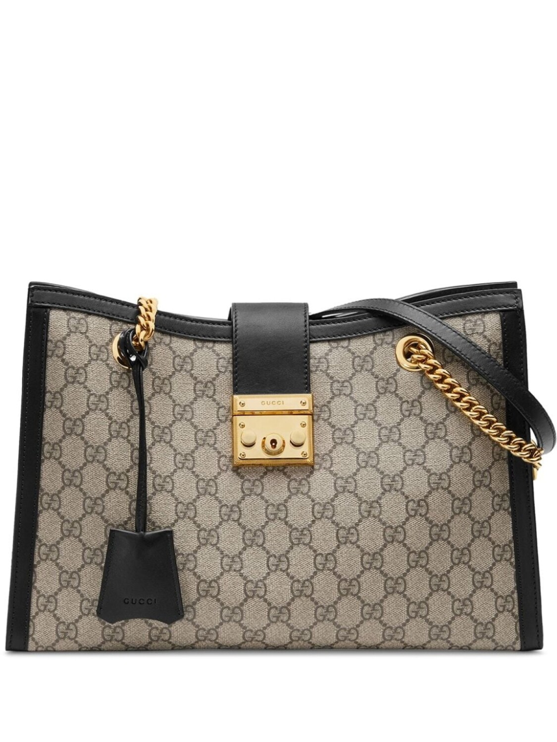 

Сумка на плечо Gucci Padlock, нейтральный цвет