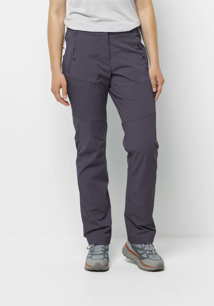 

Брюки из софтшелла Jack Wolfskin "GLASTAL PANTS W", цвет Dark-Grape