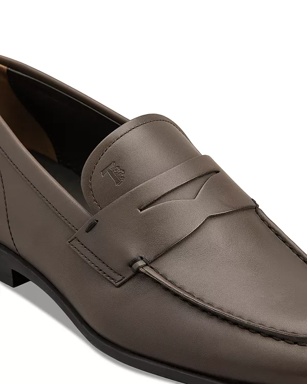 Мужские пенни лоферы мокассино Gomma Legg Tod'S, коричневый — фото 4