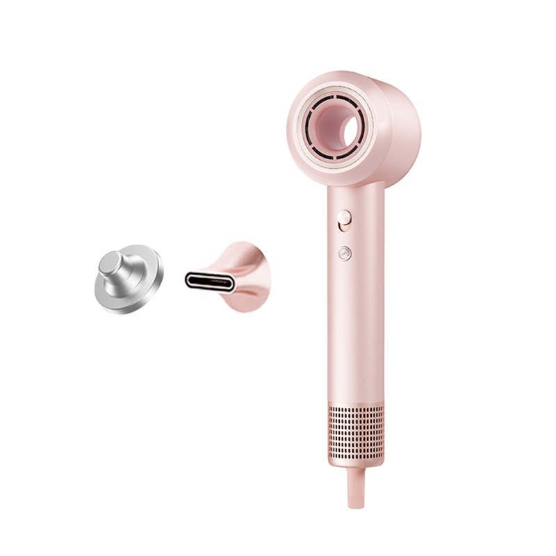 

Фен 1400W с отрицательными ионами для бережного ухода за волосами GC HC3 Keheal, Champagne Pink