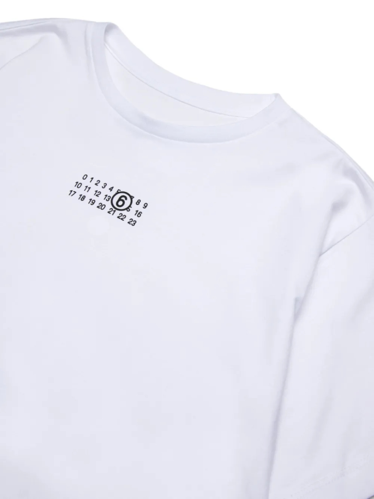 Футболка хлопковая MM6 Maison Margiela Kids, белый — фото 3