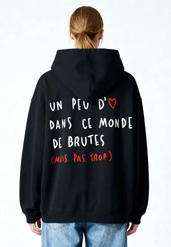 

Вышитая толстовка унисекс Mira Paris, Black, Черный, Вышитая толстовка унисекс Mira Paris, Black