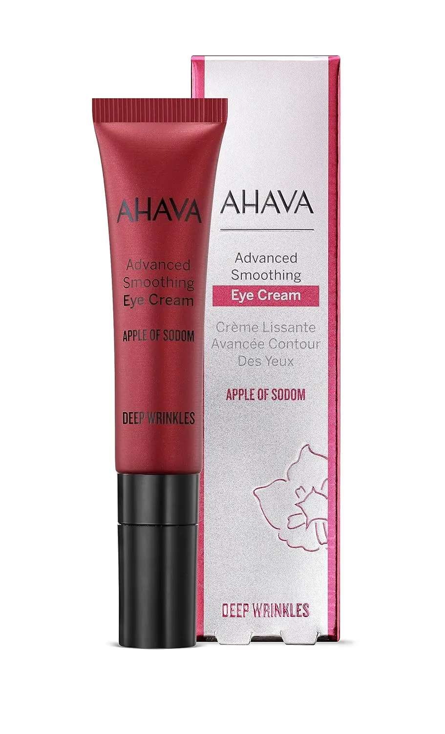 AHAVA Apple of Sodom Advanced Smoothing Eye Cream - помогает восстановить контур и придать коже упругость, разглаживает глубокие морщины вокруг глаз, придает объем и увлажняет, 0,5 жидких унций. — фото 2