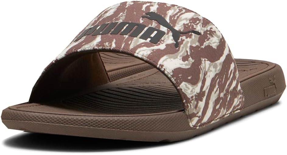 Мужские сандалии PUMA Cool Cat 2.0 защитные, повседневные - коричневые — фото 2