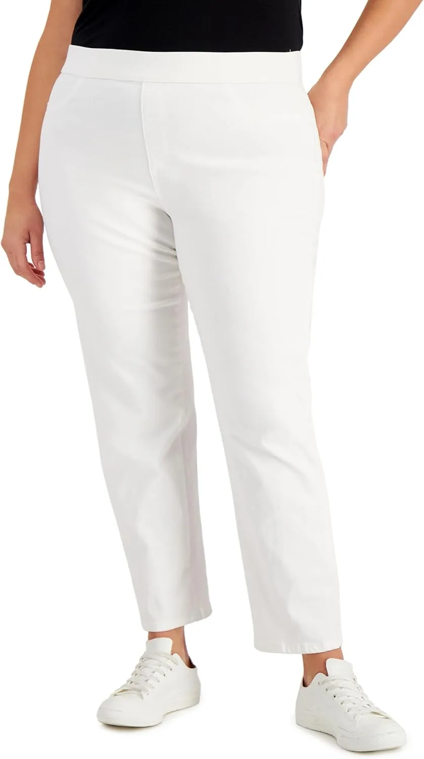 

Karen Scott Plus Size Джинсовые брюки Pull-On