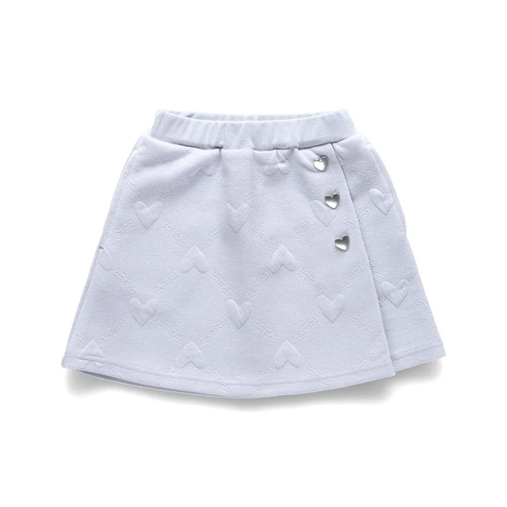 Пышная жаккардовая юбка с принтом в виде сердечек Branshes, Lavender