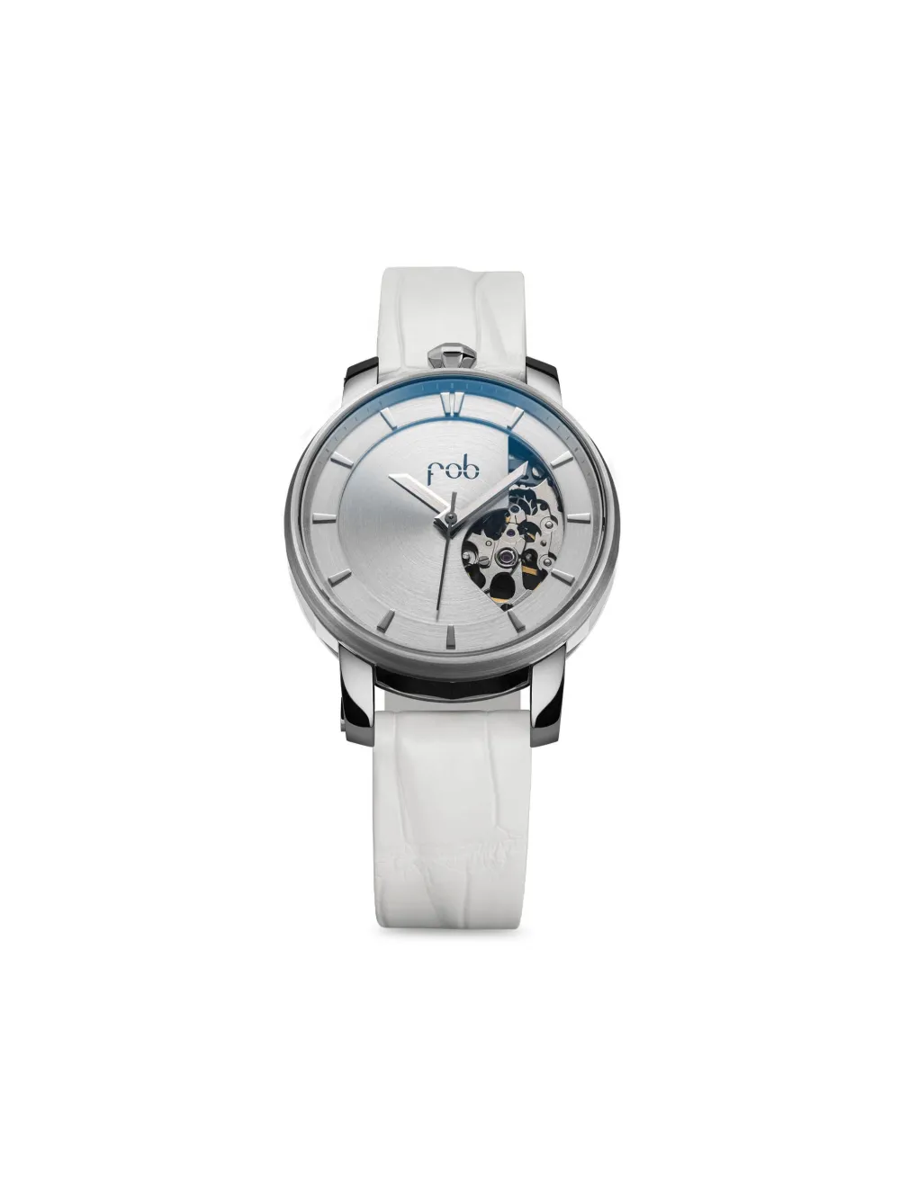 

Наручные часы Skeleton Fob Paris, серебяный
