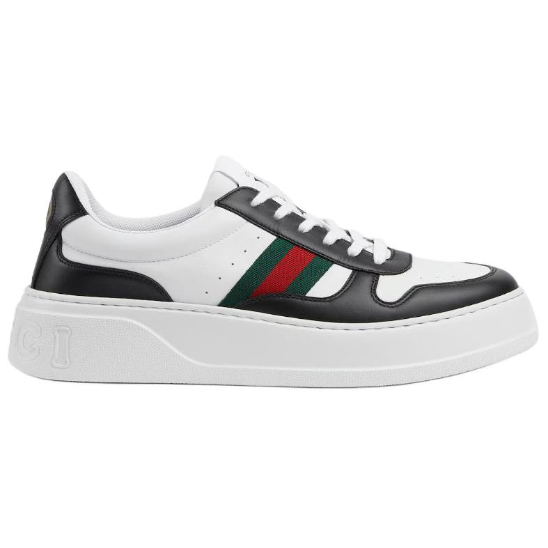 GUCCI Низкие скейтерские кроссовки 5 см men's black — фото 2