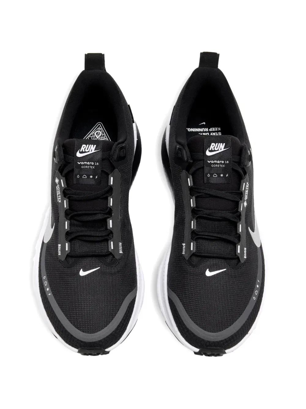 Кроссовки Vomero 18 gore-tex Nike, черный — фото 3