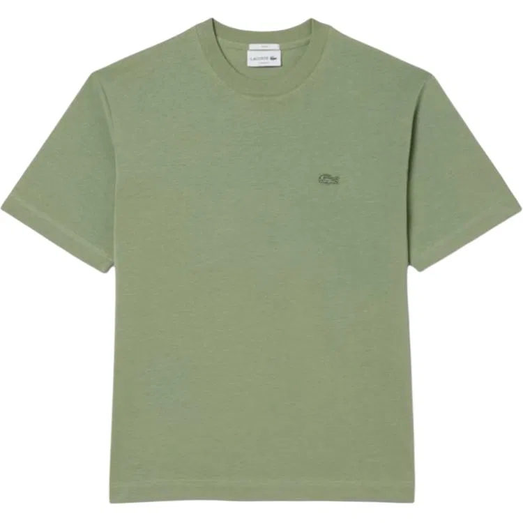 Футболка LACOSTE Logo Patch Crewneck с логотипом, Midnight Blue — фото 4