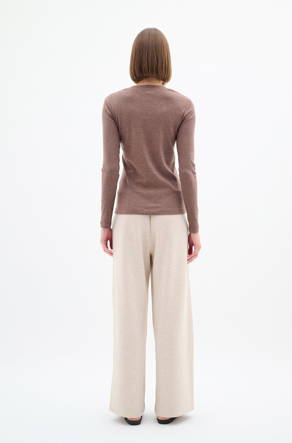 

Джемпер DAGNAIW MELANGE V-NECK LS InWear, коричневый