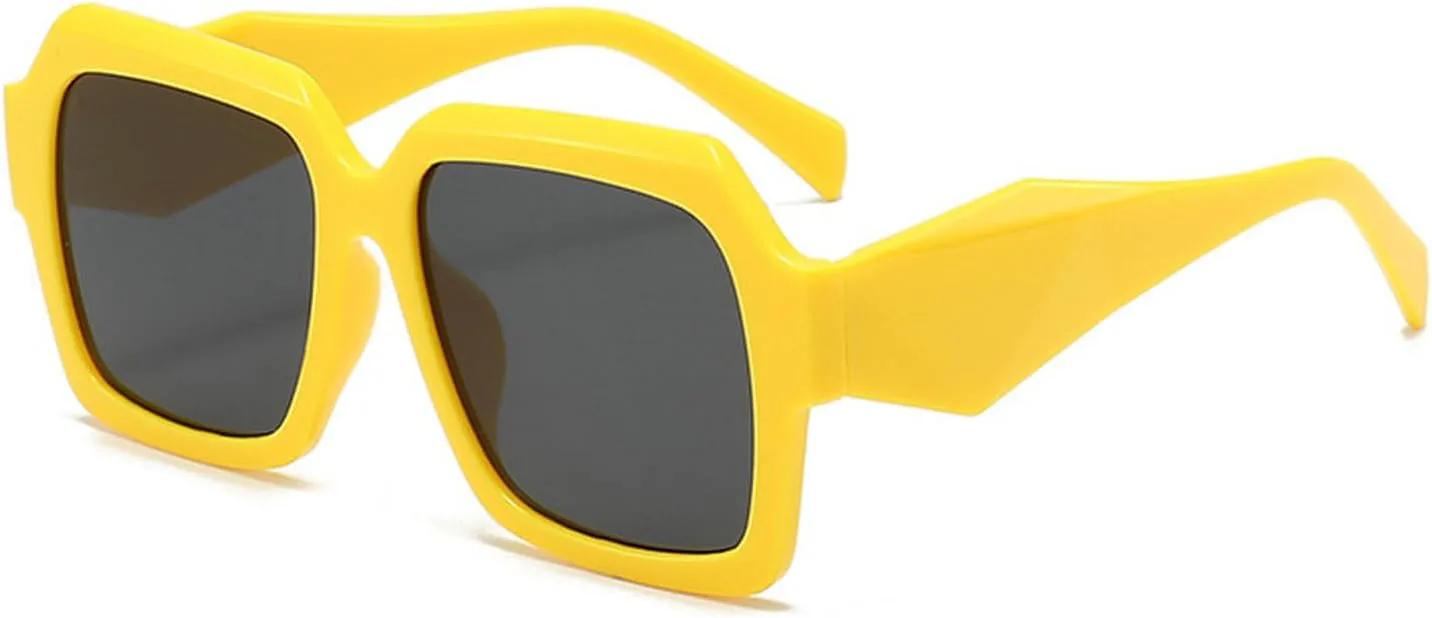 

Большие квадратные солнцезащитные очки для женщин в стиле ретро, ​​роскошные солнцезащитные очки больших размеров с защитой от УФ-излучения UV400 mincl, C6