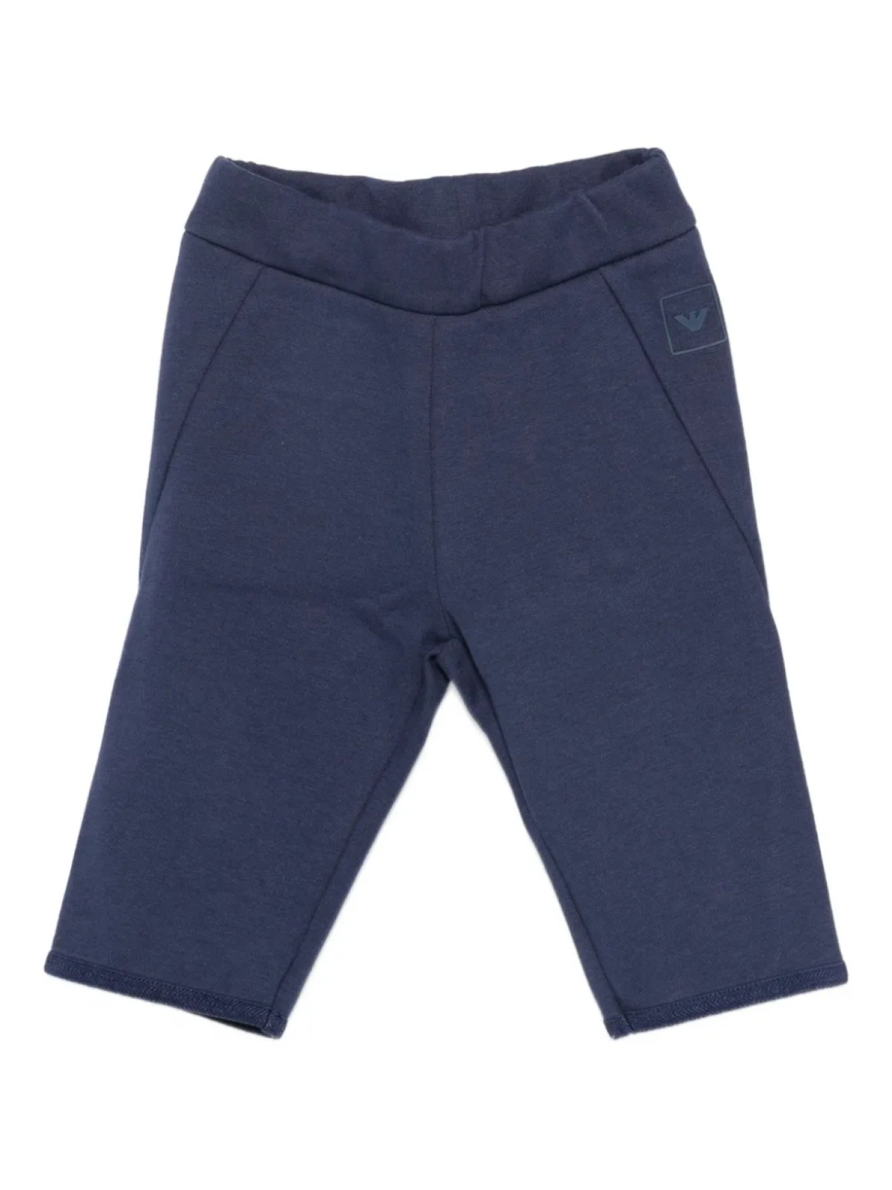 Детский спортивный костюм Emporio Armani Kids с капюшоном и аппликацией логотипа, синий — фото 3