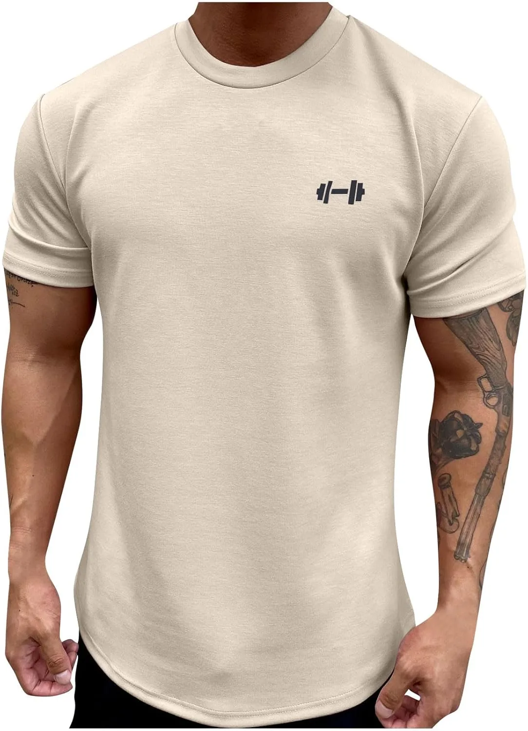 

Мужская футболка с коротким рукавом Slim Fit Cotton Performance для тренировок