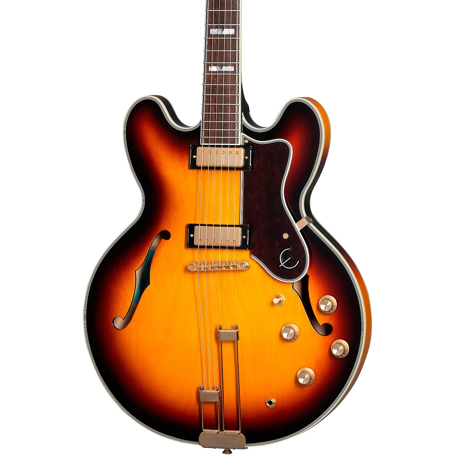 

Epiphone Sheraton Полуполая электрогитара Vintage Sunburst