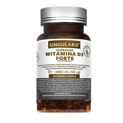 

Витамин D3 4000 международных единиц - 120 капсул Optimal Health