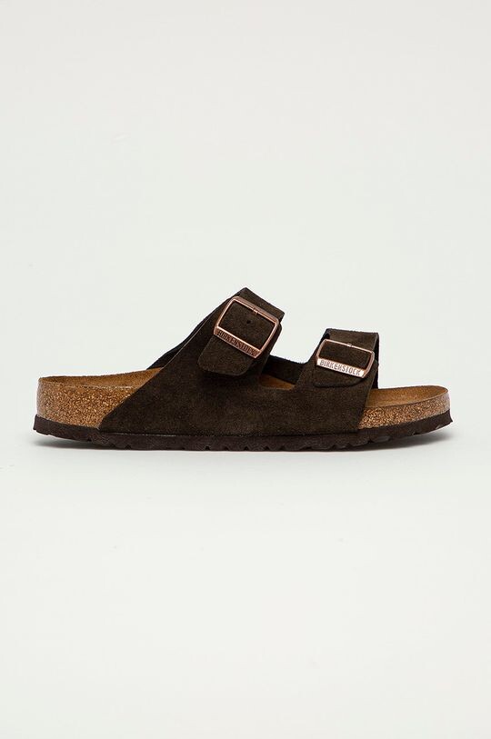 

Замшевые шлепанцы Arizona Birkenstock, коричневый