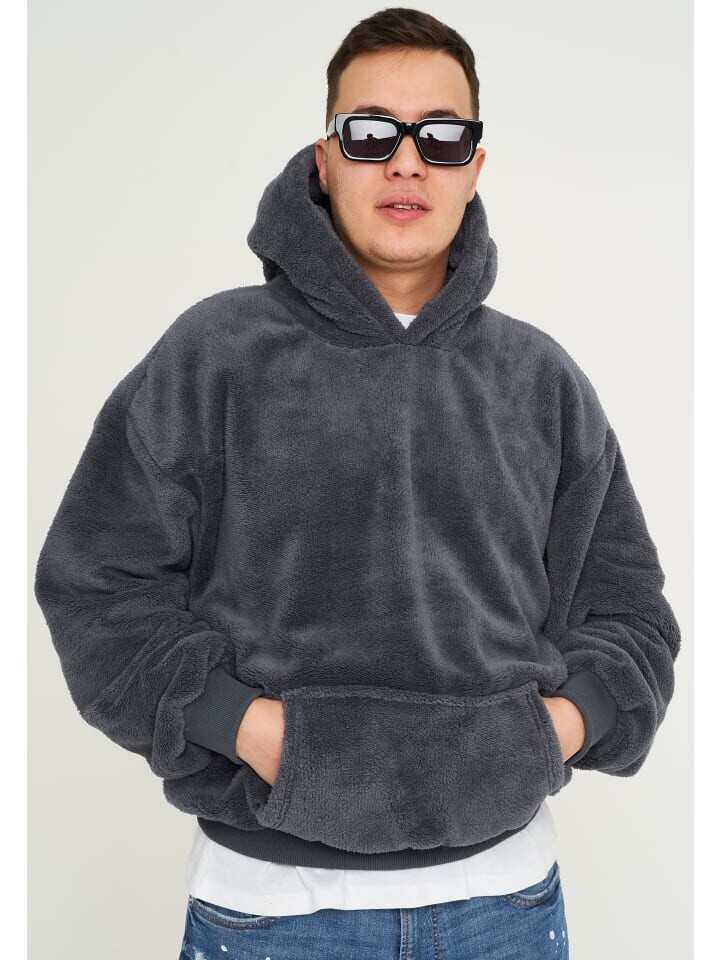 

Толстовка SOUL STAR Kapuzenpullover - S2KELME Hoodie im Teddy-Stil, темно-серый