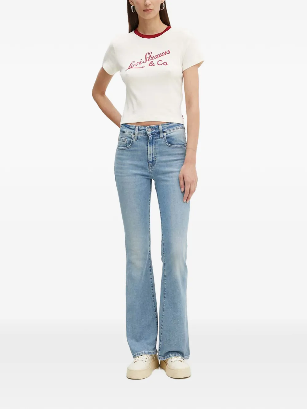 Расклешенные джинсы с пятью карманами Levi'S, синий — фото 2