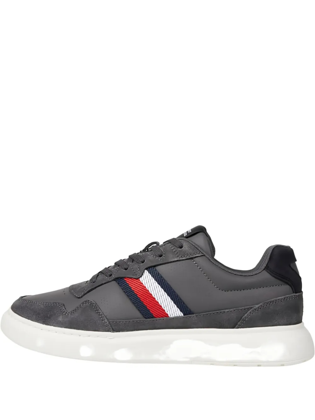 

Кроссовки Tommy Hilfiger с полосками RWB, серый