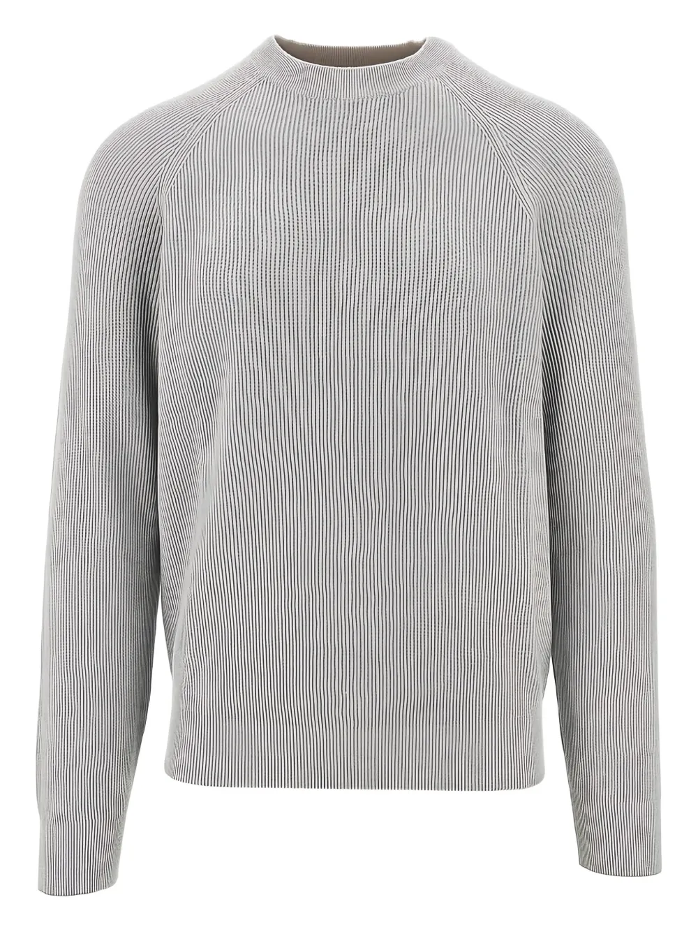 

Пуловер в рубчик Brunello Cucinelli, серый