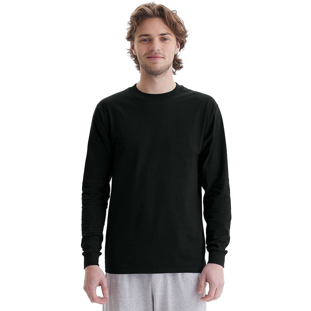 

Мужская футболка Hanes Beefy-T (2 шт.) с длинными рукавами, черный