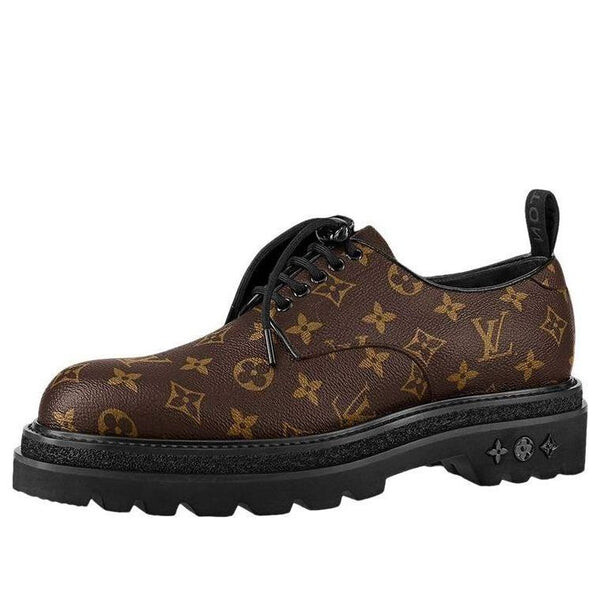 

Кроссовки black ice derby shoes 'black brown monogram' Louis Vuitton, коричневый