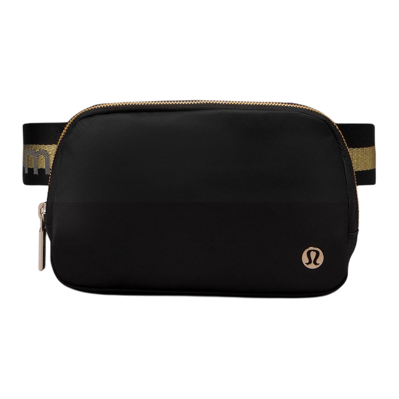 

Lululemon Нейлоновая поясная сумка унисекс черная, Black