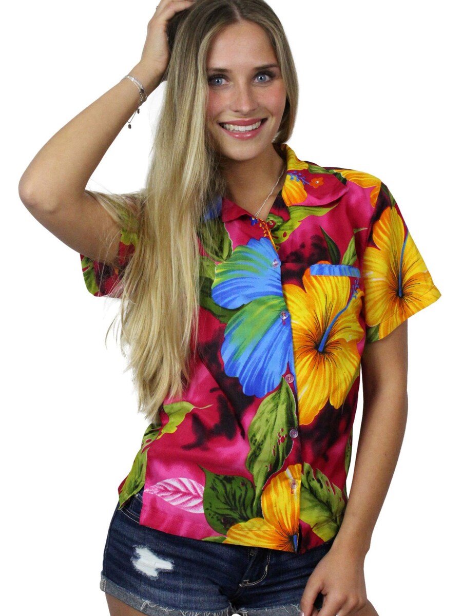 

Блуза King Kameha Big Flower, розовый