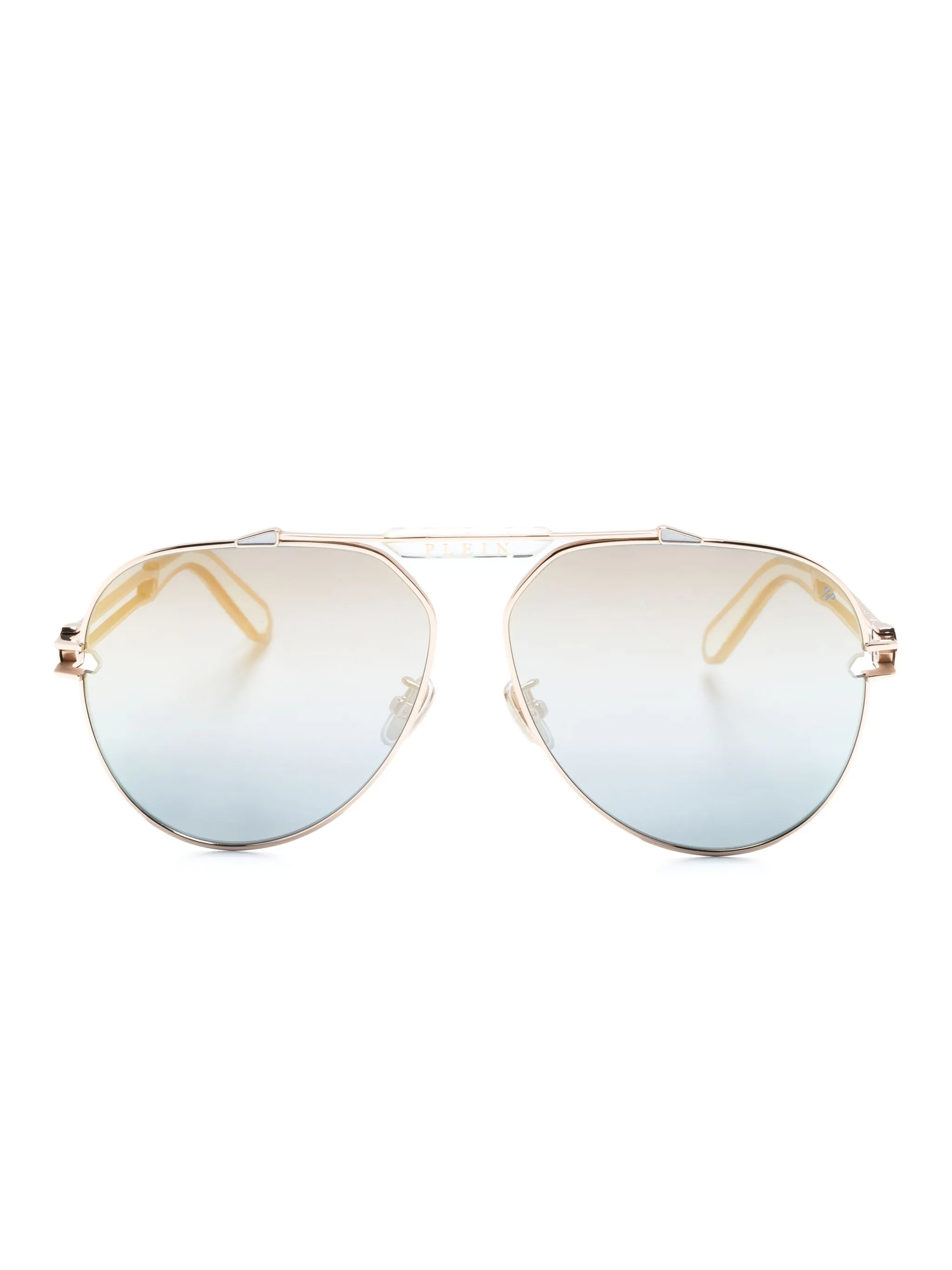 

Солнцезащитные очки с эффектом градиента Philipp Plein Eyewear, золотистый