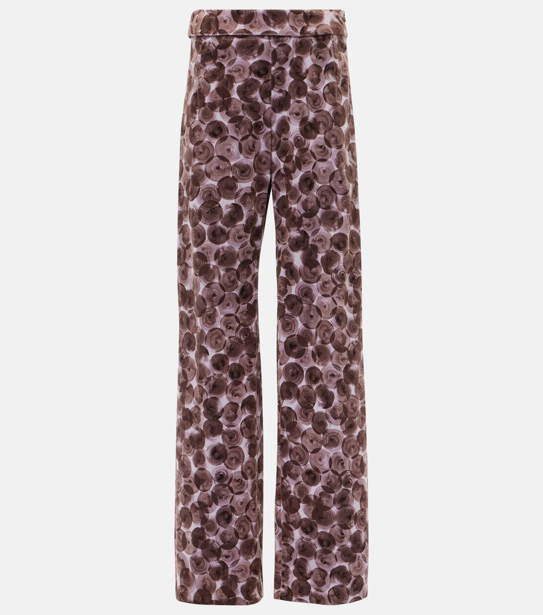 

Прямые брюки Pantera из хлопковой смеси Dries Van Noten, цвет mauve
