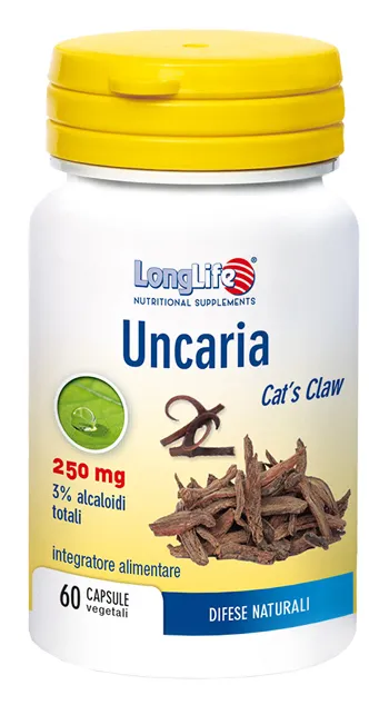 

LongLife Uncaria 3% натуральная защитная добавка, 60 растительных капсул Long Life
