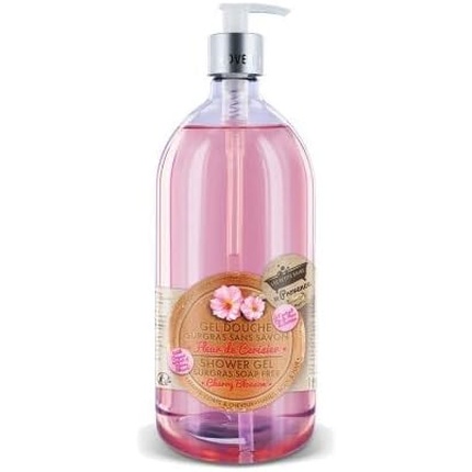 

Гель для душа без мыла, супержирный, цветущая вишня, 1 л Les Petits Bains De Provence